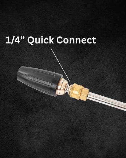 FGDCHNJ Turbo Nozzle Set – 3000 PSI, 1/4” Quick Connect + 5 Spray Tips