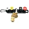 WXNANY Quick Connecting Pivoting Brass Coupler Adapter Universal Pressure Washer Accessories Kit, 1/4" 4500PSI 2.5GPM 240 Degree with 5 Angles, 4 Power Washer Nozzle Tips and Holder