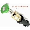 WXNANY Pressure Washer Gun Adapter 1/4inch Brass Female Quick Connect Spray 25degree Nozzle Tip Fitting K2, K3, K4, K5, K6, K7 Washer Gun