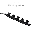 WXNANY Pressure Washer Nozzle Holder, Holds 5 Nozzle Tips, Black