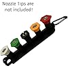 WXNANY Pressure Washer Nozzle Holder, Holds 5 Nozzle Tips, Black