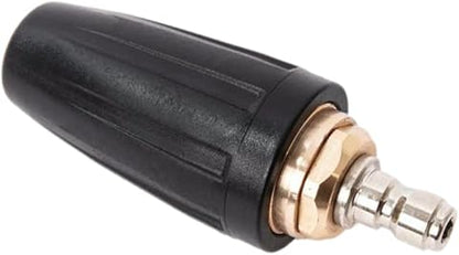WXNANY 1/4 inch Quick Connect Turbo Nozzle Universal for Pressure Washers, Pressure Washer Rotating Nozzle, 3000 PSI, 5 Pcs Nozzle Tips and Holder Set