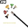 FGDCHNJ Pressure Washer Wand Replacement Spray Wand 16 Inch 1/4" Quick Connect Compatible with Simoniz Electric Power Washer Gun from 1600PSI to 2320PSI