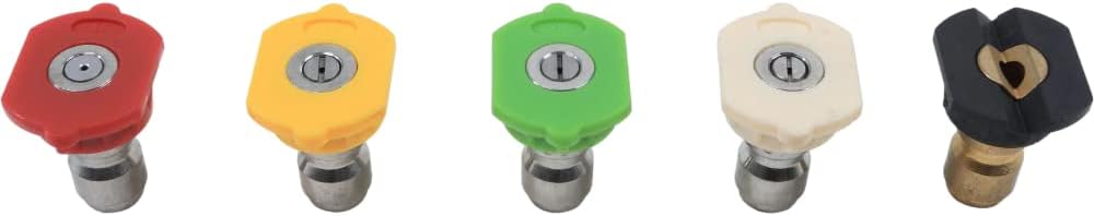 FGDCHNJ Pressure Washer Foam Cannon, Heavy Duty Foam Wash Gun, Adjustable Car Foam Spray for Pressure Washer with 1/4 Inch Connector, 1 Liter Bottle with 5pc Nozzle Tips