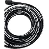 WXNANY Pressure Washer Hose 1/4 Inch Kink Resistant Universal Power Washer Hose 50ft Max Working Pressure 4000 PSI M22-14mm Fittings Steel Wire Braided