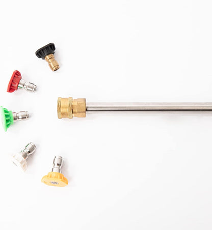WXNANY Pressure Washer Nozzle Tips Set Multiple Spray Degrees 1/4 Inch Quick Connection
