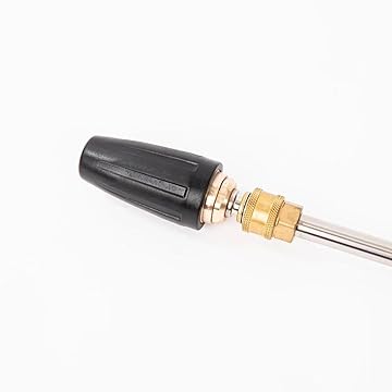 WXNANY 5000PSI Pressure Washer Turbo Nozzle 1/4 inch Quick Connect for Car Washer Tips, Rotating Pressure Washer Nozzle 4.0 GPM 4.0 Orifice