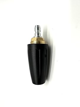 WXNANY 5000PSI Pressure Washer Turbo Nozzle 1/4 inch Quick Connect for Car Washer Tips, Rotating Pressure Washer Nozzle 4.0 GPM 4.0 Orifice