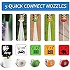 WXNANY Pressure Washer Nozzle Tips Set Multiple Spray Degrees 1/4 Inch Quick Connection
