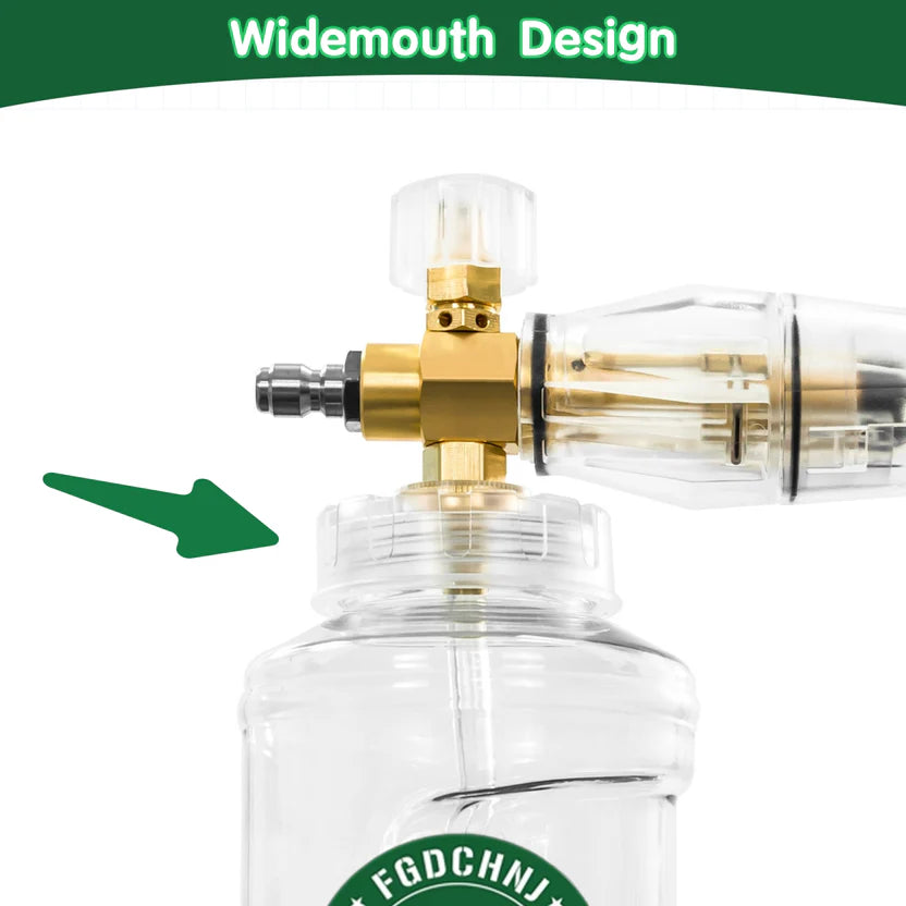 FGDCHNJ 4000 PSI Foam Cannon – 360° Nozzle, 1L Bottle