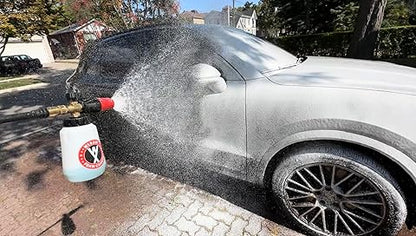 WXNANY Pressure Washer Foam Cannon Heavy Duty Foam Wash Gun with 1/4 Inch Connector 1 Liter Bottle