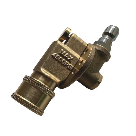 FGDCHNJ Pressure Washer Pivot Nozzle – 1/4" Quick Connect Adjustable Angle Adapter