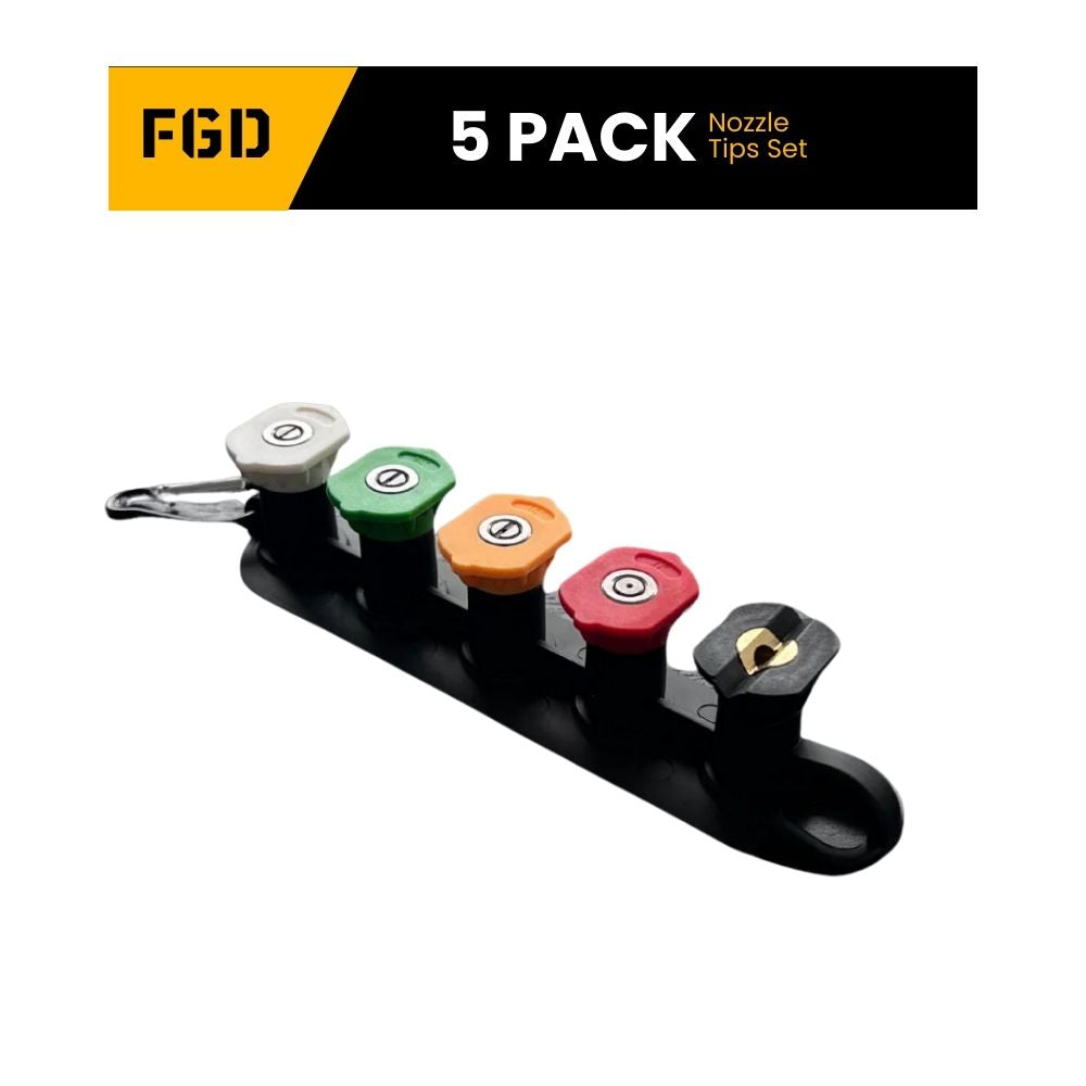 FGDCHNJ 5PACK Pressure Washer Nozzle Tips Set with Nozzle Holder
