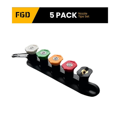 FGDCHNJ 5PACK Pressure Washer Nozzle Tips Set with Nozzle Holder