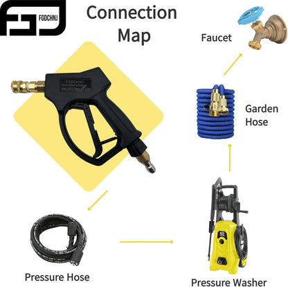 FGDCHNJ PowerWash Pro – 5000PSI Gun with 40” Extension