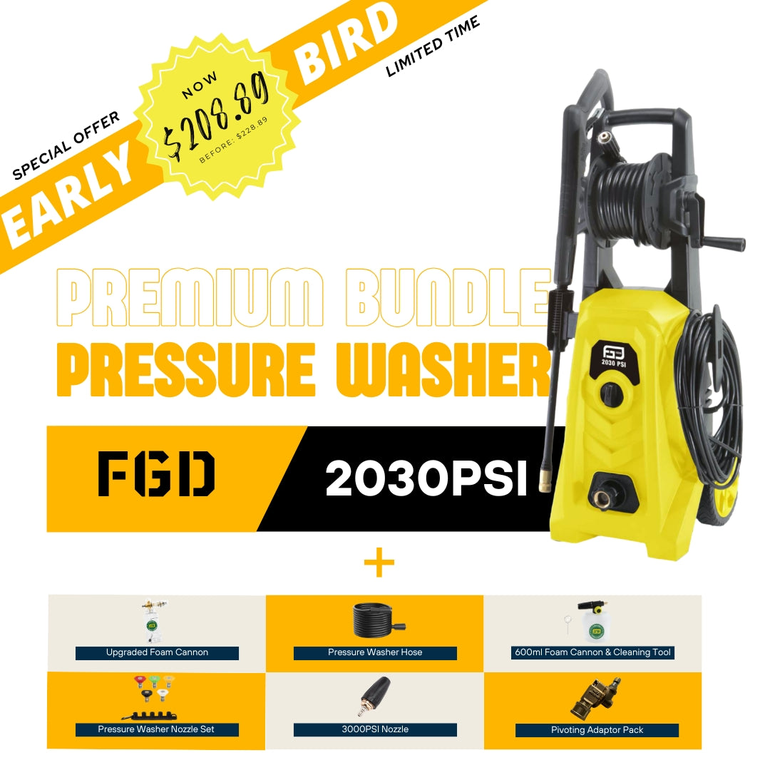 FGDCHNJ 2030 PSI Electric Pressure Washer Premium Bundle