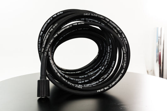Kink-Free Pressure Washer Hose with M22 Fittings, 25 ft, Steel Wire Braided