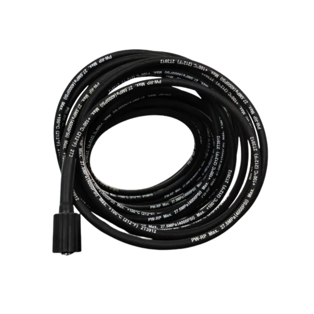 Kink-Free Pressure Washer Hose with M22 Fittings, 25 ft, Steel Wire Braided