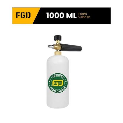 Pressure Washer Foam Cannon with 1/4” Quick Connector, 1 Liter Bottle, Car Wash Foam Gun