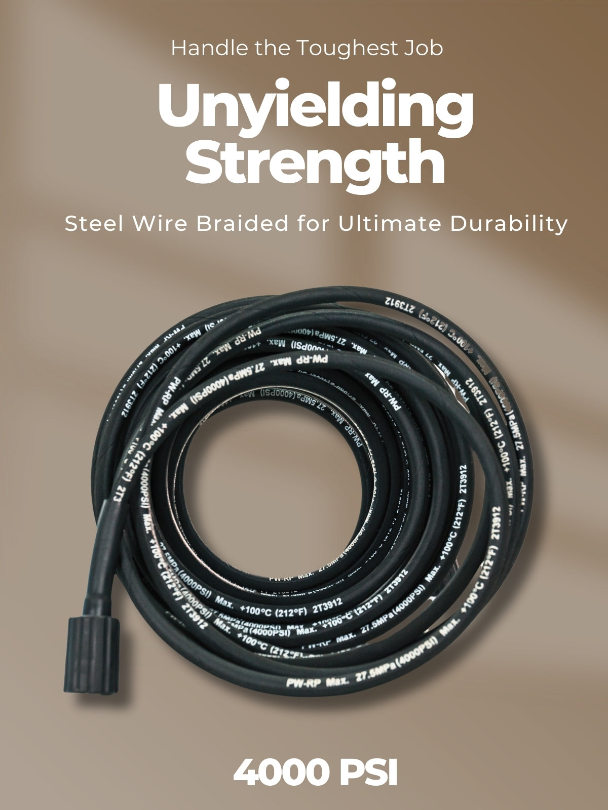 Pressure Washer Hose Steel Wire Braided 50ft