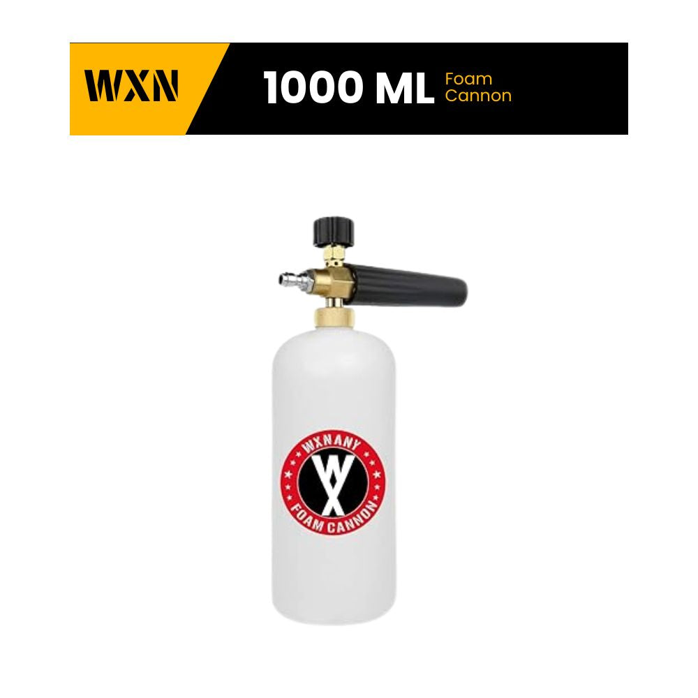 WXNANY 1 Liter Bottle Pressure Washer Foam Cannon with 1/4” Quick Connector