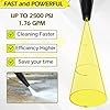 WXNANY 2500PSI Electric Pressure Washer with Build-in Hose Reel, Adjustable Wand and Turbo Spray Nozzle 1.76GPM Power Washer Electric Powere with on Borad soap Cannon for Car, House, Patio Cleaning