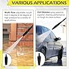 WXNANY 2500PSI Electric Pressure Washer with Build-in Hose Reel, Adjustable Wand and Turbo Spray Nozzle 1.76GPM Power Washer Electric Powere with on Borad soap Cannon for Car, House, Patio Cleaning