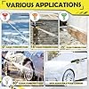 WXNANY Electric High Pressure Washer, 2030 Max PSI 1.76 GPM 14-Amp 1680W for Cars Fences Driveways Patios with 4 Nozzles, Foam Cannon and Hose Reel, Yellow