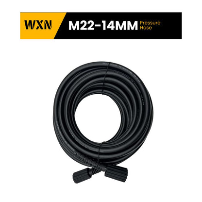 WXNANY High Pressure Washer Hose Braided 25ft Hose Tubing Braid Reinforced 3600 PSI M22-14mm Fittings