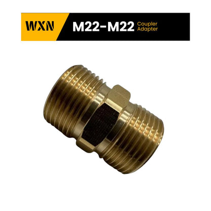 WXNANY M22-14mm to M22-14mm Pressure Washer Hose Coupler 5000PSI Pressure Washer Hose Extension