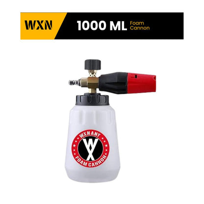 WXNANY Pressure Washer Foam Cannon Heavy Duty Foam Wash Gun with 1/4 Inch Connector 1 Liter Bottle