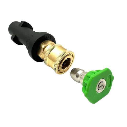 WXNANY Pressure Washer Gun Adapter 1/4inch Brass Female Quick Connect Spray 25degree Nozzle Tip Fitting K2, K3, K4, K5, K6, K7 Washer Gun