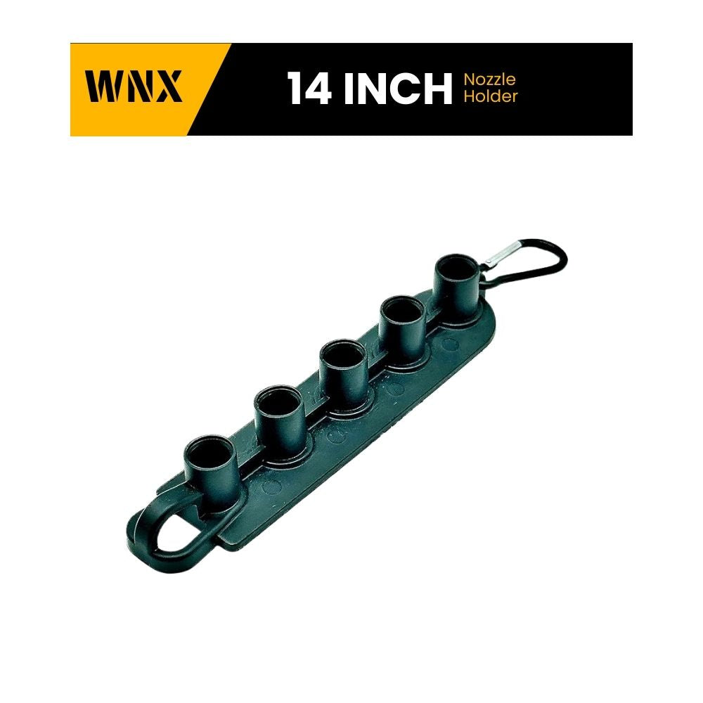 WXNANY Pressure Washer Nozzle Holder, Holds 5 Nozzle Tips, Black