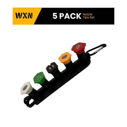 WXNANY Pressure Washer Nozzle Tips Set Multiple Spray Degrees 1/4 Inch Quick Connection