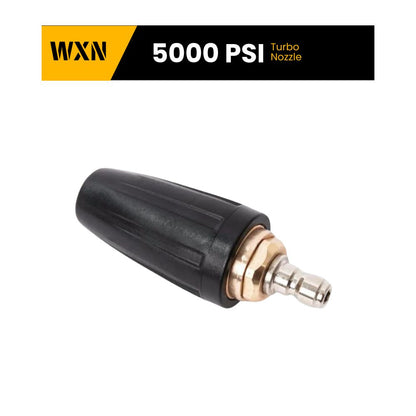 WXNANY 5000PSI Pressure Washer Turbo Nozzle 1/4 inch Quick Connect for Car Washer Tips, Rotating Pressure Washer Nozzle 4.0 GPM 4.0 Orifice