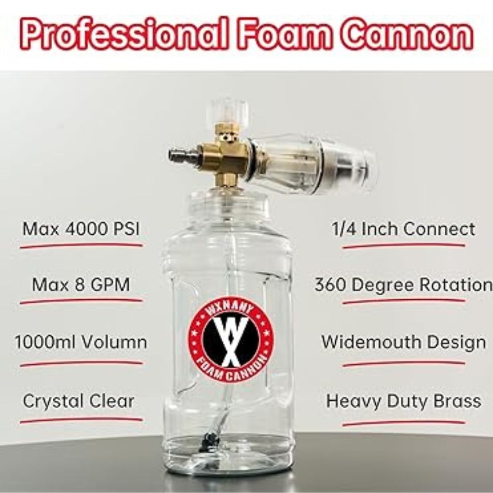 WXNANY 2030 PSI Electric Pressure Washer Premium Bundle